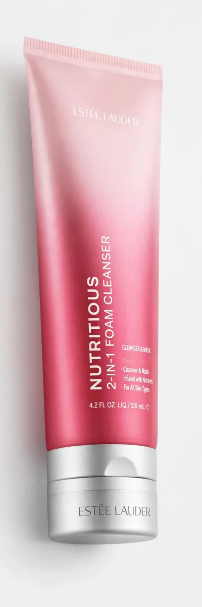 Estée Lauder nutritious 2-in-1 foaming face wash cleanser and mask photo 2