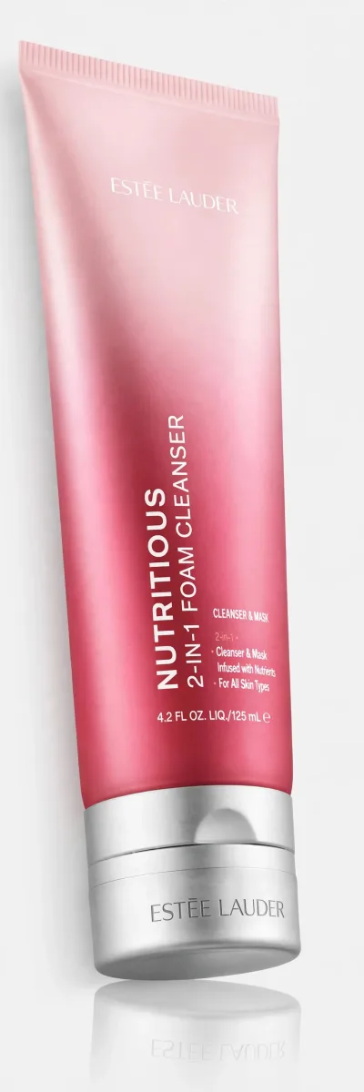 Estée Lauder nutritious 2-in-1 foaming face wash cleanser and mask photo 3