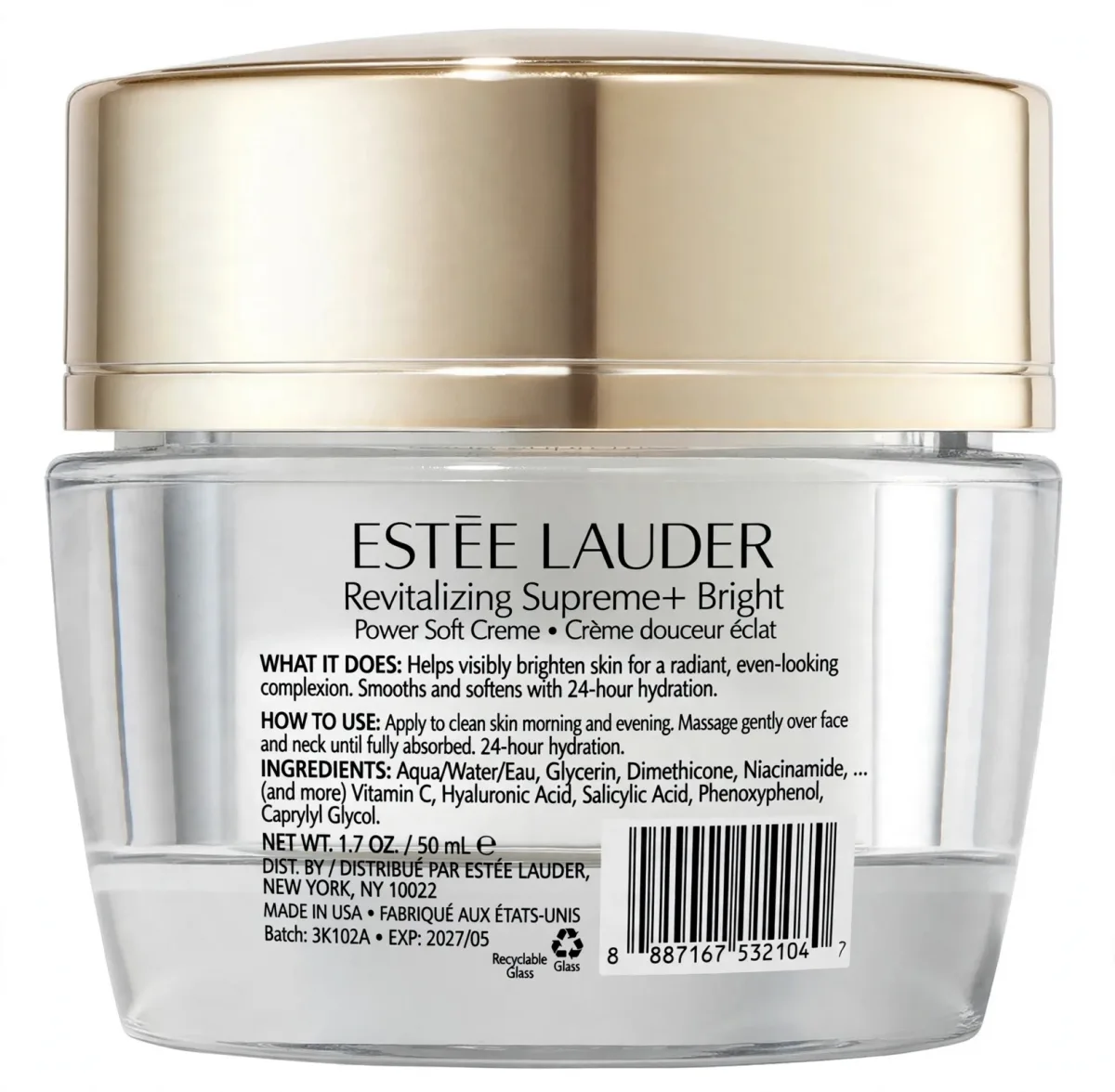 Estée Lauder revitalizing supreme bright radiance power soft cream
