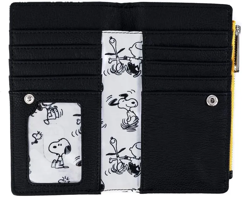 Loungefly Peanuts Snoopy and Woodstock All Over Print Wallet