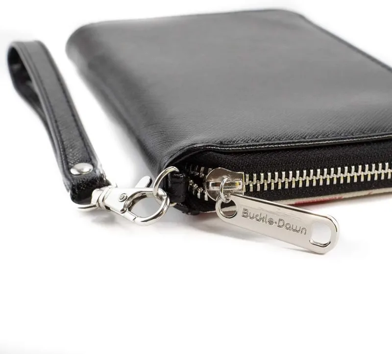 Buckle-Down Peanuts Vegan Leather Zip Around Wallet, Peanuts Gang Golden Yellow