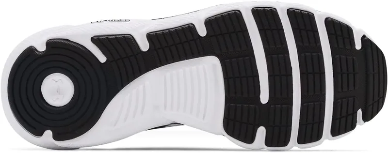 Under Armour Women's Charged Assert 9 Running Shoes, Black and White