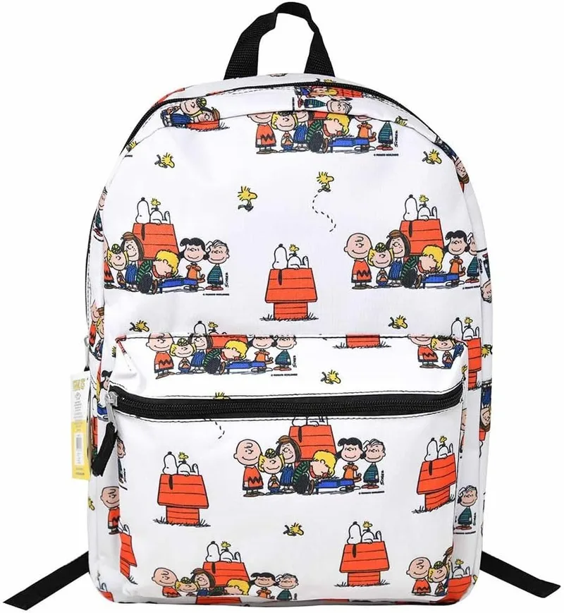Fast Forward Snoopy 16 inch backpack with an all over print photo 1