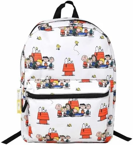 Fast Forward Snoopy 16 inch backpack with an all over print photo 2