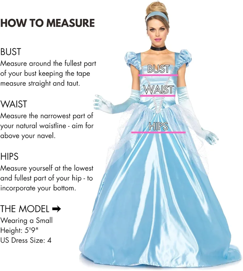 Leg Avenue classic Cinderella costume satin ball gown photo 3
