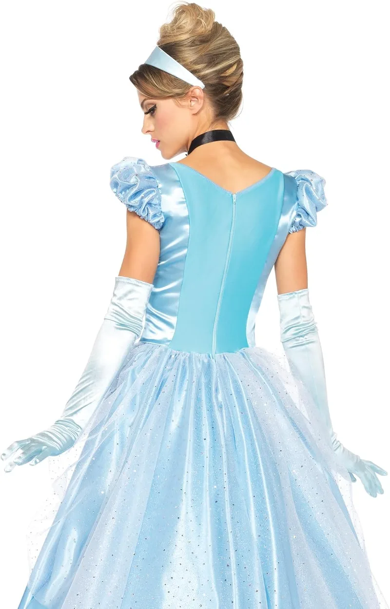 Leg Avenue classic Cinderella costume satin ball gown photo 4