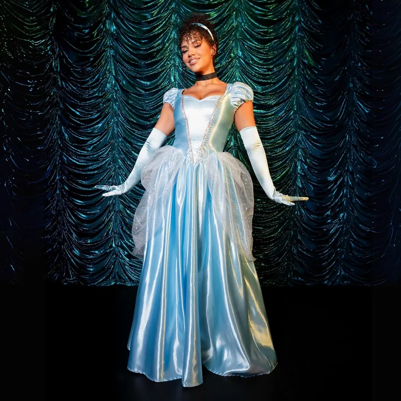 Leg Avenue classic Cinderella costume satin ball gown photo 5